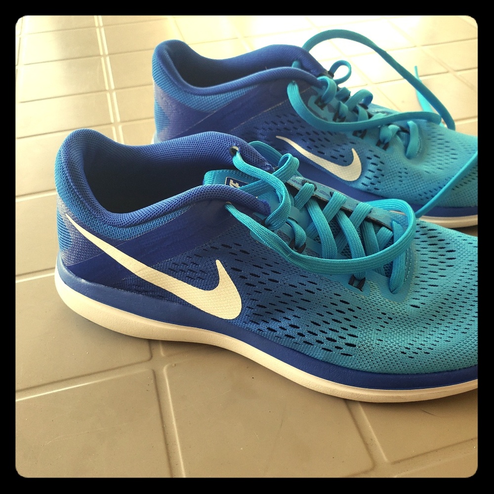 Blue Nike Sneakers